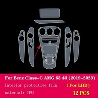 Película Protetora TPU Invisível para GPS Mercedes Benz Classe C AMG (2019-2023) - Alta Definição e Durabilidade - imagem 2