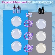 Resina UV Transparente de Alta Viscosidade 200g - LET'S RESIN Secagem Rápida para Artesanato e Moldes - imagem 5