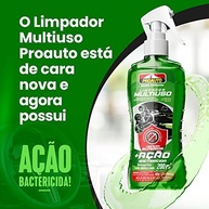 Proauto Limpador Multiuso Bactericida 200ml: Limpeza Poderosa e Proteção para seu Carro - imagem 5