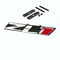 Emblema ZL1 para Camaro SS RS: Destaque Cromado Vermelho para Sua Grade - imagem 2