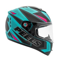 Capacete Peels Icon 23 Fast Verde Água Fosco/Rosa - Segurança e Estilo para Sua Moto - imagem 5
