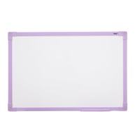 Quadro Branco UV MDF Lilás Soft 60x40 cm - Superfície Premium para Marcadores a Seco - imagem 1