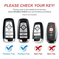 Capa Premium TPU para Chave Ford Explorer, Bronco, Ranger, Mustang e Lincoln com Chaveiro Elegante - Proteção Completa (Preto) - imagem 3