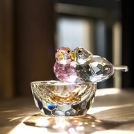 Estatueta de Pássaro de Cristal 8,3 cm - Decoração Elegante e Coleção Exclusiva - imagem 3