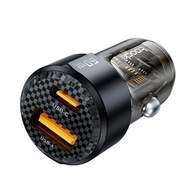 Carregador Veicular Toocki 60W USB-C + USB-A: Carregamento Turbo PD 30W e QC 3.0 - imagem 5