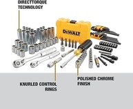 Kit Ferramentas Mecânicas Dewalt 108 Peças (DWMT73801) - Essencial para Profissionais - imagem 4
