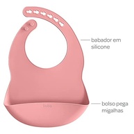 Buba Babador Pega Migalhas em Silicone Rosa - Seguro, Prático e Elegante - imagem 4
