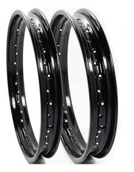 Kit Aro Preto 18" Fan 125 (1.60 + 1.85) + Raios 4mm - Performance e Estilo para Sua Moto! - imagem 3