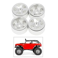 Rodas de Alumínio SCX24 1/24 Prata (4 Peças) - Upgrade de Performance Off-Road - imagem 5