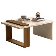 Mesa de Centro Wandinha Perola/Nature - Design Moderno para Sala de Estar - imagem 2