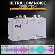 PYLE PP444: Pré-Amplificador Phono Ultra Compacto para Toca-Discos | Som Impecável - imagem 5