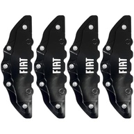 Kit 4 Capas Pinça de Freio Fiat - Design Esportivo PRETO - imagem 2