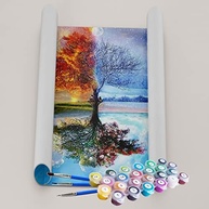 Kit de Pintura Terapêutica Quatro Estações - MAUE ART STORE - Pintura Relaxante para Bem-Estar Mental e Emocional - imagem 3