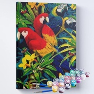 Kit Pintura Terapêutica Araras - Pinte Seu Bem-Estar com Arte e Calma - imagem 2