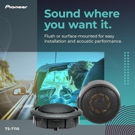 Pioneer TS-T110: Tweeter Componente 7/8" para Som Automotivo de Alta Fidelidade - imagem 4
