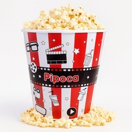 Balde de Pipoca 3,5 Litros Hora da Maratona - Estilo Cinema em Casa - imagem 5