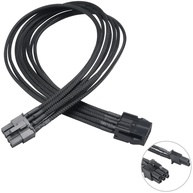 Cabo Extensor Akasa FLEXA V8 8 Pinos (6+2) para Placa de Vídeo VGA - 40cm Preto - imagem 1