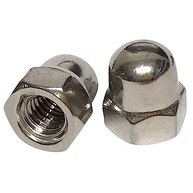 Porca Calota Cega M6 Inox Polido AISI 304 DIN 1587 - Acabamento Premium e Segurança (10un) - imagem 2