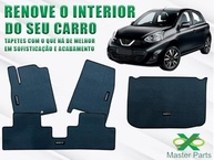 Tapete de Borracha Inteiriço e Porta-Malas para Nissan March: Proteção Total e Estilo Premium - imagem 5