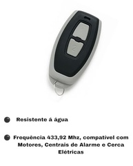 Kit 5 Controles Remotos Universais 433MHz para Portão Automático e Alarme - Modelo Chaveiro - imagem 5