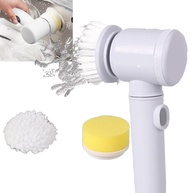 Escova de Limpeza Elétrica Portátil Recarregável com 3 Cabeças - Ideal para Banheiro e Azulejos - imagem 1
