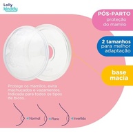 Lolly Concha Amamentação Pos-Parto Transparente - 2 Unidades | Proteção e Conforto para Mães - imagem 4