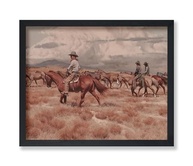 Poster Master - Pôster Cowboy Vintage | Arte Ocidental Rústica para Decoração de Parede - imagem 2