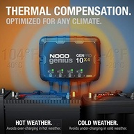 Carregador Marítimo NOCO Genius GENPRO10X4: Potência e Inteligência para suas Baterias 12V - imagem 5