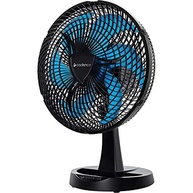 Ventilador Cadence New Windy 220V | 6 Pás Potentes, Design Compacto com Porta-Trecos | Preto e Azul - imagem 2