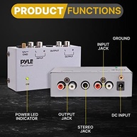 PYLE PP444: Pré-Amplificador Phono Ultra Compacto para Toca-Discos | Som Impecável - imagem 3