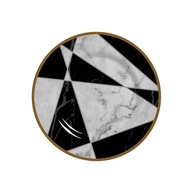 Prato Sobremesa Herbal Strip Alleanza - 6 Unidades | Cerâmica Premium com Decoração Digital - imagem 5