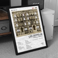 Quadro Álbum Physical Graffiti Led Zeppelin 40x60cm - Moldura Preta com Impressão Premium - imagem 3