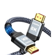Cabo HDMI 8K Premium 2 Metros: Imersão Total em 4K@240Hz e 8K@60Hz | 48Gbps, HDR Dinâmico, VRR - imagem 2