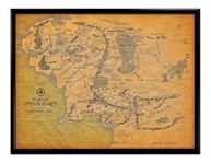 Quadro Decorativo Emoldurado Senhor dos Anéis Mordor 60x40 cm - Arte Geeks Premium - imagem 4
