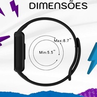 a-premium-para-silicone-durabilidade-7-conforto-amazfit-xiaomi-pulseira-estilo-e-band-a