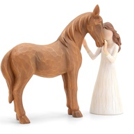 Estátua de Cavalo em Resina Pintada à Mão - Presente Perfeito para Amantes de Cavalos - imagem 1