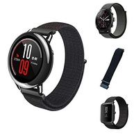 Pulseira Nylon 20mm para Xiaomi Amazfit Bip: Estilo e Conforto em Preto - imagem 3