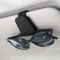 Suporte de Óculos Veicular Premium: Fixação Segura no Quebra-Sol do Carro (Preto) - imagem 5