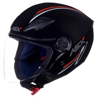 Capacete Aberto ASX City Air Moto Preto Brilhante - Segurança e Estilo para Seu Dia a Dia (Tamanho 54/XS) - imagem 3