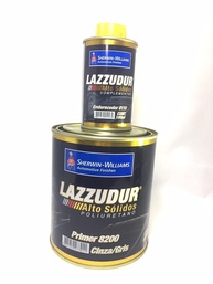 Primer Automotivo Pu Cinza/gris 8200 Lazzuril Alto Solido - imagem 1