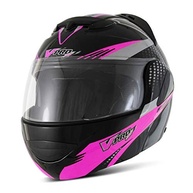 Capacete Escamoteável Pro Tork V-Pro Jet 2 Carbon Preto/Rosa - Segurança e Estilo - imagem 4