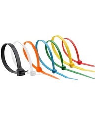 Kit 500 Abraçadeiras Nylon Enforca Gato 20cm x 4,8mm Coloridas - Fixação Profissional - imagem 4