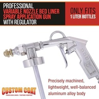 Pistola de Spray Profissional para Revestimento de Cama com Bico Variável e Regulador - Compatível com Garrafas de 1 Litro - imagem 3