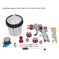 Pistola de Pulverização HVLP Profissional com 3 Bicos | Aplicação Uniforme em Automotivo, Móveis e Pintura Industrial - imagem 5