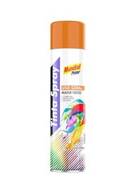 Tinta Spray Uso Geral Mundial Prime 400ml Laranja - Acabamento Profissional Rápido - imagem 1