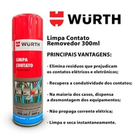 Limpa Contato Wurth Eletrônico 300ml - Limpeza Profunda para Conexões Elétricas - imagem 3