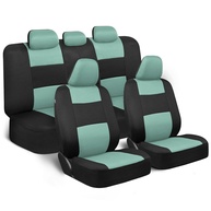 Conjunto Completo Capas de Assento BDK PolyPro Menta/Preto - Proteção e Estilo Universal - imagem 1