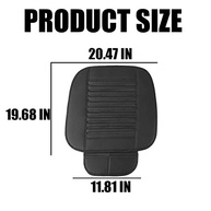 Zipelo: Pacote com 2 Capas de Assento de Couro Premium para Carro - Proteção e Conforto Universal - imagem 2