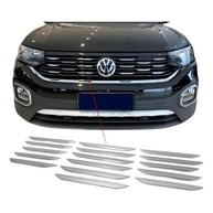 Kit Apliques Cromados Grade Central Colmeia Volkswagen T-Cross 2019-2022: Estilo e Proteção - imagem 1