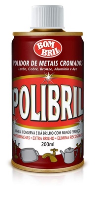 Polibril Metais e Cromados 200ml: Brilho Intenso e Proteção Duradoura - imagem 1
